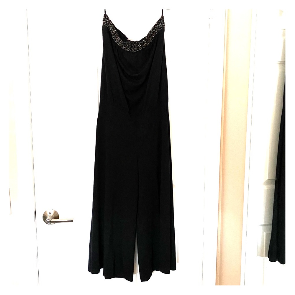 Charlotte Russe beaded strapless romper